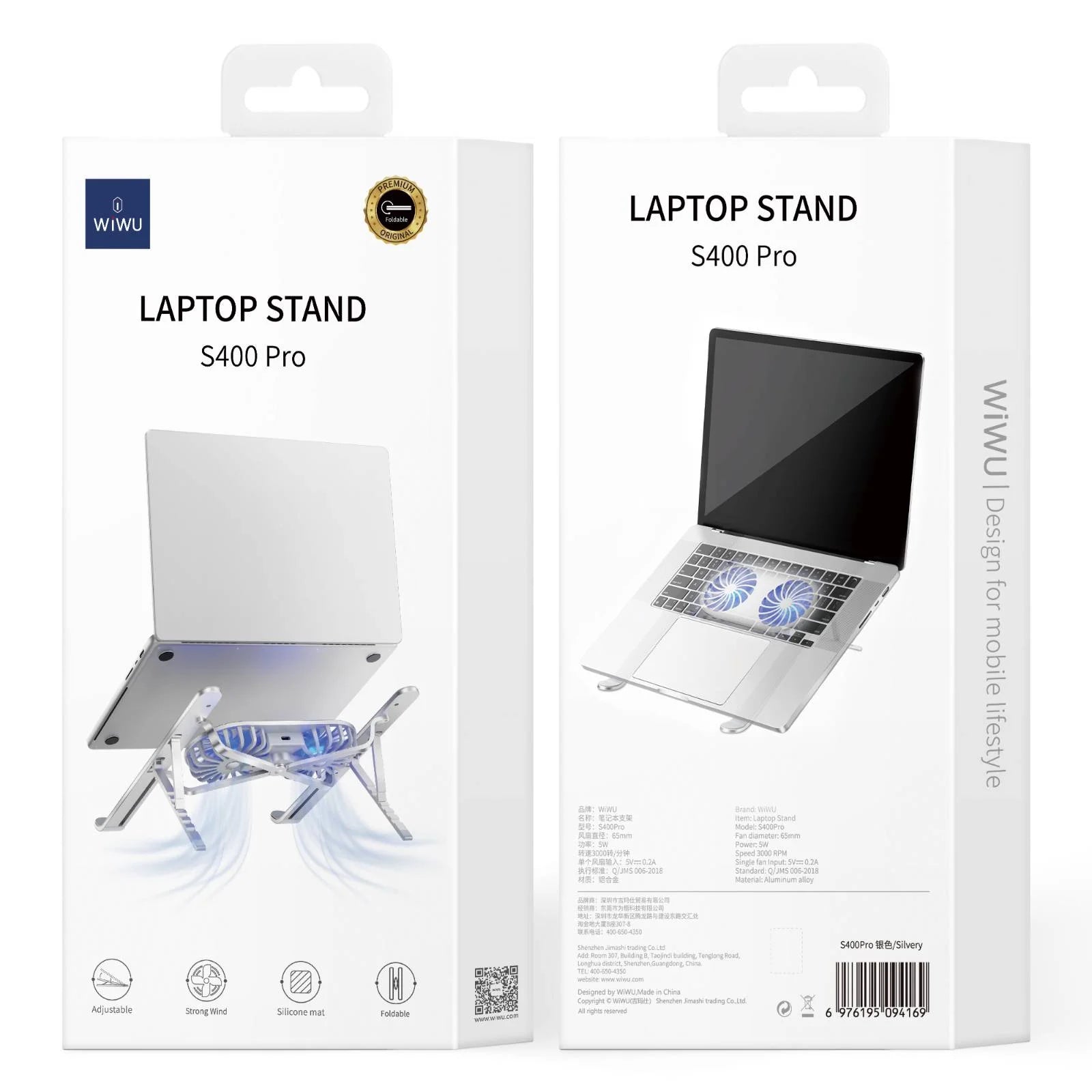 WiWU Laptop Stand S400 Pro WiWU Laptop Stand S400 Pro